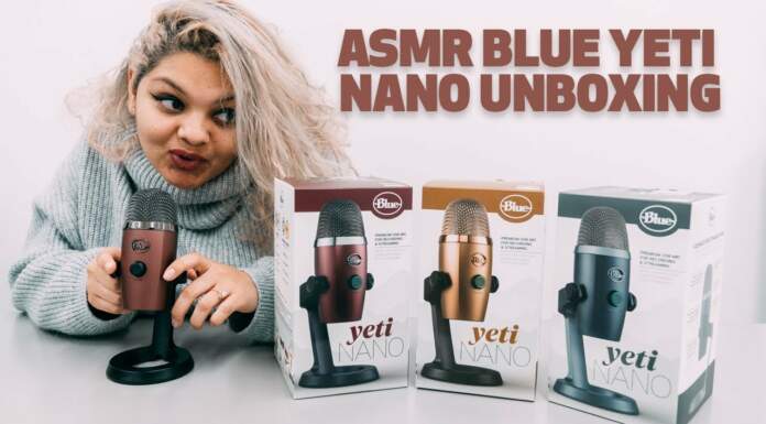 Blue Yeti Nano Microphone ASMR Unboxing (VIDEO)