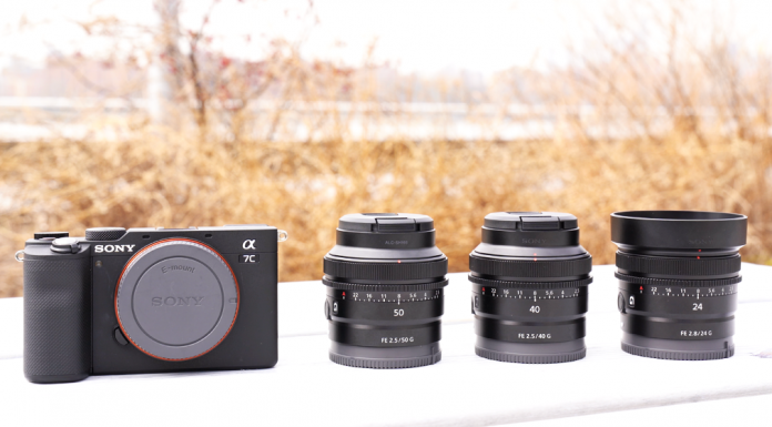 Sony 24mm F2.8, 40mm F2.5, and 50mm F2.5 G Lenses | Hands-On Review The Sony 24mm F2.8, Sony 40mm F2.5 and the Sony 50mm F2.5