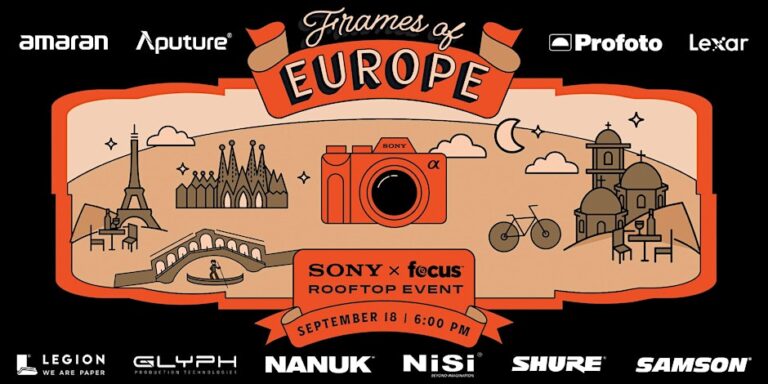 Frames of Europe: A Sony and Focus Camera Rooftop Event